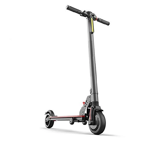 Electric Scooter : FUJGYLGL Foldable Electric Scooter, Lithium Battery 350w Motor Speed 25km / H7 Inch Solid Tire with LED Display 3 Speed Modes Adult Scooter