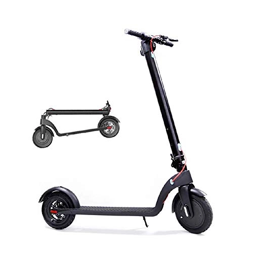 Electric Scooter : FUJGYLGL Folding Electric Scooter, 250W High Power with LED Display Top Speed 25KM / H10 Inch Smart Electric Scooter