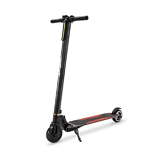 Electric Scooter : FUJGYLGL Folding Electric Scooter, 250W10.4Ah Motor Mechanical Brake Assist Multifunctional Portable Comfort Suspension Damping Scooter