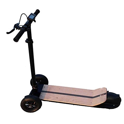 Electric Scooter : FUJGYLGL Inverted Three-wheel Electric Scooter, Foldable Light Body, Strong Bearing Capacity, Strong Endurance, with Lighting Function