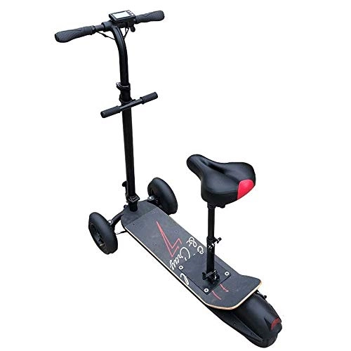 Electric Scooter : FUJGYLGL Inverted Three-wheel Electric Scooter, Not Easy to Fall, Strong Bearing Capacity, Light Weight, Easy to Carry, Strong Endurance