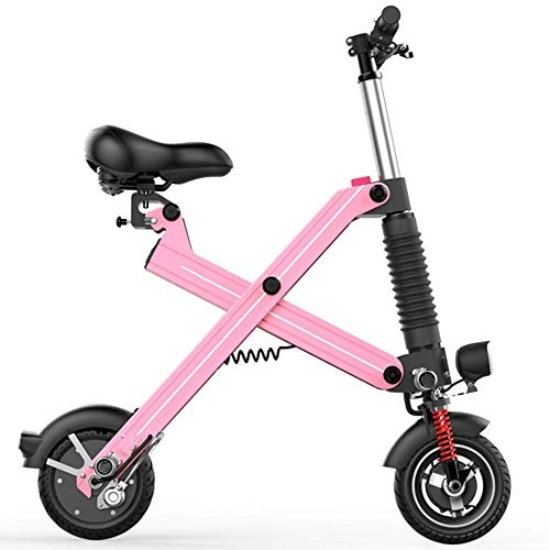 Electric Scooter : FUJGYLGL Mini Folding Electric Scooter, Speed 25km / H36v8ah Battery Shock Absorption Unisex Strong Leisure Scooter