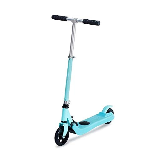 Electric Scooter : FUJGYLGL Portable Electric Scooter, 24v Two-wheel Foldable Adjustable Aluminum Children Scooter with Pneumatic Tire