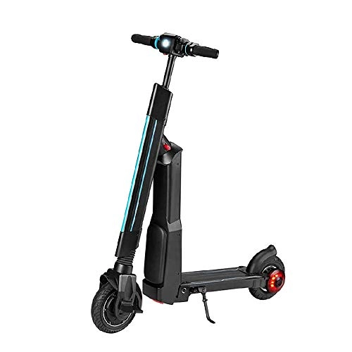Electric Scooter : FUJGYLGL Portable Electric Scooter, Powerful 250 Motor 25 Km Long Distance with LED Display Commuter Electric Scooter Suitable for Adults and Teenagers