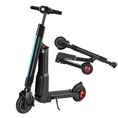Electric Scooter : FUJGYLGL Portable Electric Scooter, Powerful 250 Motor with LED Display Suitable for Adult and Teen Commuter Scooters
