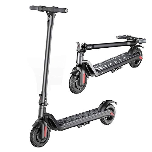 Electric Scooter : FUJGYLGL Portable Electric Scooter with LED Light Display 350w High-power Motor 20km / H Per Hour for Adults and Teenagers