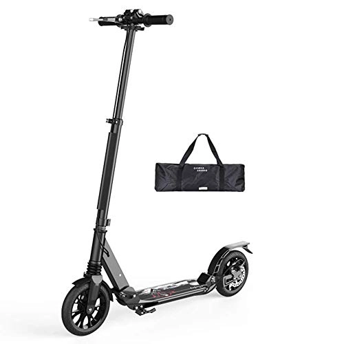 Electric Scooter : FUJGYLGL Scooter One-click Folding，Electric Scooter Foldable Electric Scooter Adult, Super Light Kick Scooter with Light