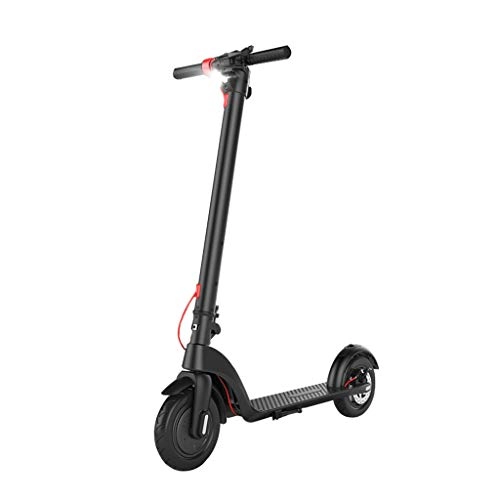 Electric Scooter : H-CAR QW Electric Scooter Adults, 20KM Long-Range, LCD Display Foldable E-scooter 8.5" Tire, Max 35KM / H with 30 °Climbing-350W, LED Light, 3 Speed Mode, Commuter Street Scooter OH