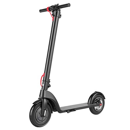 Electric Scooter : H-CAR QW Electric Scooter for adults, 3 Speed Modes, 20 km Long-Range Battery, Max Speed 32km / h, Easy Fold Carry Design, 8.5" Tires, Ultra-Lightweight Adult Scooter Commuting, with LCD-display XX