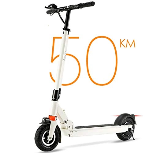 Electric Scooter : H-CAR QW Electric Scooters Ultra Lightweight, 13.5kg Folding Adult Electric Scooter 350W Motor 8 Inch Tires 40km Range Electric Kick Scooter Suitable for Women and Teenagers OH