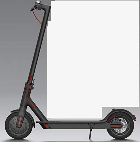Electric Scooter : Haojiechunxiang Electric Scooter Battery Life of 30 Kilometers, 8.5 Inches of Tires, Convenient And Fast, Easy To Work, Size: 108X43x49cm, Black, 30KM