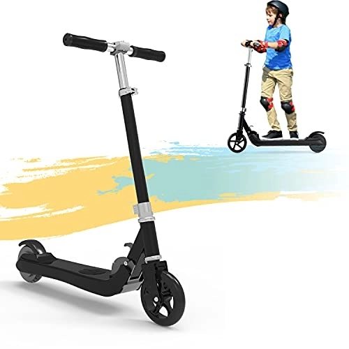 Electric Scooter : HappyBoard HST Q3 Electric Scooter Height Adjustable Smart E Scooter Kick Scooter Stunt Scooter 100 W 25.2V 0.9A Battery 6 km / h for Kids (Black)