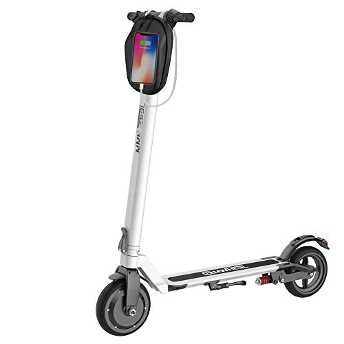 Electric Scooter : Helmets Electric Scooter 300W High Power Smart 8''E-Scooter, Lightweight Foldable with LCD-display, 42V1.5A Rechargeable Battery Kick Scooters, Max Speed 25km / h, Electric Brake for Adult