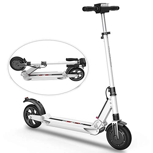 Electric Scooter : Helmets Electric Scooter 350W High Power 8.5" Solid Tire E-Scooter, Max Speed 30-40km / h, Outpot Voltage 36V Rechargeable Battery Kick Scooters, Electric Brake for Adult