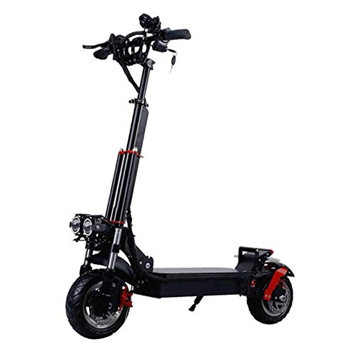 Electric Scooter : Helmets Electric Scooter, Folding E Scooter For Adult, 1200W Double Motor, 120KM Battery Life, Up To 70km / h, LCD Display, Maximum Load 150kg, Explosion-proof Tubeless Tire, Dual Brake