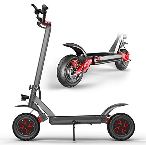 Electric Scooter : Helmets Electric Scooter For Adult Folding E Scooter For Adult 1600W Motor, Maximum Speed 70km / h, 60V21A Endurance 100km, Aviation Aluminum Alloy Material, Dual Drive, Maximum Load 200kg