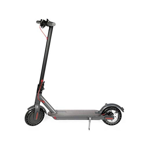 Electric Scooter : Helmets Electric Scooters Adults Folding E Scooter 500W Motor, Longest Endurance 35 KM, Maximum Speed 25 KM / H, Load 120kg, Aviation Aluminum Alloy Body, Double Brakes
