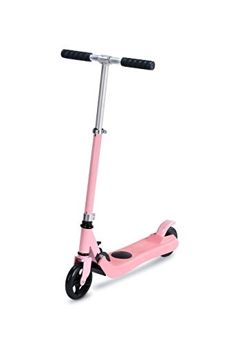 Electric Scooter : iconBIT Kids Foldable Electric Scooter. Adjustable Handles, 5”Wheels and up to 6KM / h. Safe, strong and lightweight design. PINK.