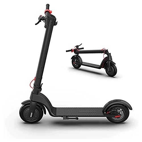Electric Scooter : J&LILI Electric Scooter, Foldable 8.5-Inch Electric Bicycle, Maximum Speed 25 Km / H 60 Km Long Distance Electric Scooter LED Display 350 W MOTOR 36V 5AH Battery Adult Headlight