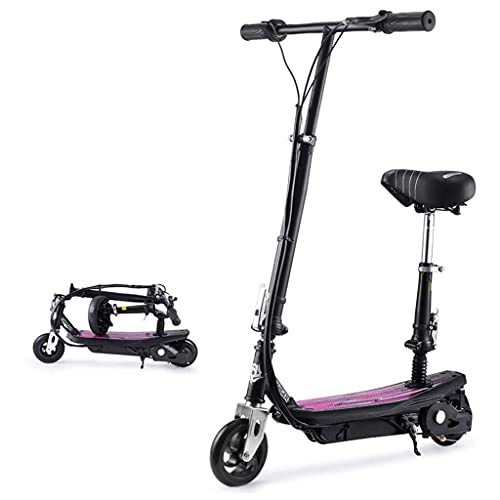 Electric Scooter : J&LILI Electric Scooter for Adult Foldable, 100 Kg Maximum Load with LED Light And HD Display Easy Folding And Carrying Design, Electric Brake for Adults And Children