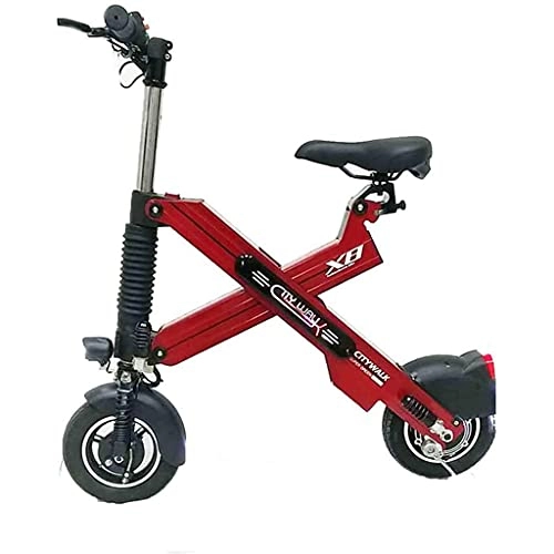 Electric Scooter : J&LILI Roller Electric Bicycles Foldable Electric Scooter, 500 W Top Performance Single Motor Maximum Speed 100 Miles Per Hour 60 V 20 AH 18650 WH Battery Battery, Red, 90~100Km