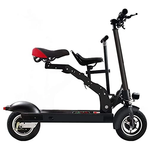 Electric Scooter : J&LILI Roller Electric Bikes Collapsible Electric Scooter Bicycle, Mini Parent Child Portable Battery Car Scooter / Suitable Travel Tool Cycling, 35~40Km