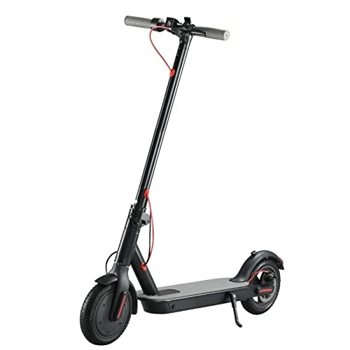 Electric Scooter : jiashibohong Electric Scooter, Light Portable Motor Wheel Scooters, Lithium Battery Electric Motorcycles Children Kick E-scooter, Black