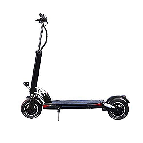 Electric Scooter : L&WB D5+ Foldable Lightweight 2000W Electric Scooter with Top Speed of 40 MPH Andtraveling Up To 50 Miles Range - Black