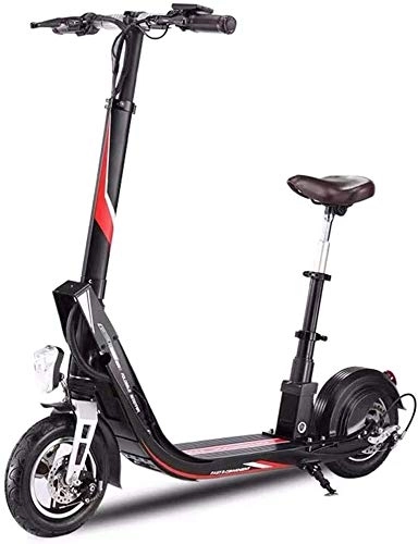 Electric Scooter : L&WB Electric Scooter Adult Electric Scooter Electric Scooter Electric Scooter, Brushless 400 W Motor, Air-Filled 10-Inch Tires, Speed 25 Km / H, 70km