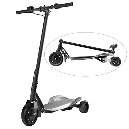 Electric Scooter : L&WB Electric Scooter, Foldable E-Scooter with Three Wheels, 350W Powerful Engine Up To 30 Km / H, Ultralight High Speed Electric Scooter with Display for Adults And Teens