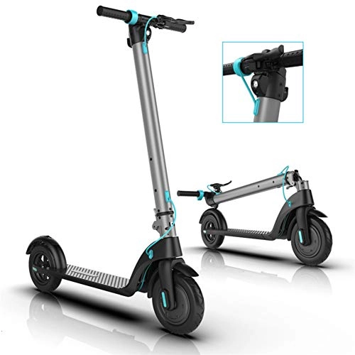 Electric Scooter : Leetianqi Electric Foldable Scooter, Foldable Max Speed up to 25 km / h and Endurance of 25 km for Adults and Teenagers