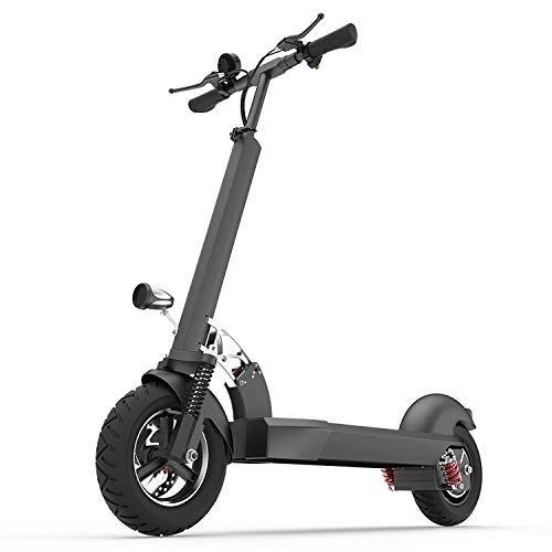 Electric Scooter : LUO Electric Scooter Adult, Folding 10 inch 1000W Load 200Kg Max Speed 55Kph Driving Range 50-60Km Suitable for Street Commute Countryside Travel, Withoutseat