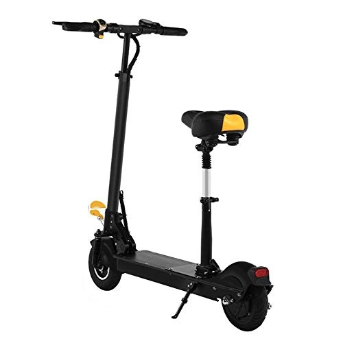 Electric Scooter : LUO Electric Scooter, Electric Moped Scooter, 36V / 350W Speed up to 30Km / H Height Adjustable for Adult, Black, 6Ahbatterylife20To30Km, 14Ahbatterylife40To60Km