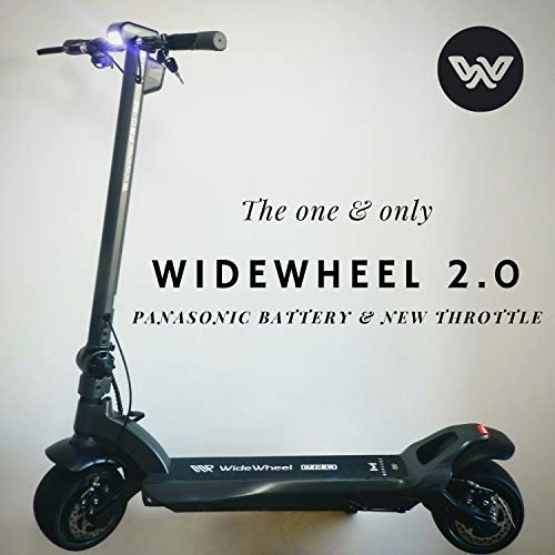 Electric Scooter : Mercane WideWheel Pro 2.0 | Deluxe Electric Scooter - Dual Motor 1000W