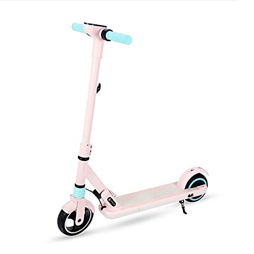 Electric Scooter : MKKYDFDJ Children's Electric Scooter, Lightweight And Portable E-Scooter, 10km Range, LCD Display Screen, Collapsible Handlebars Aluminum Scooter