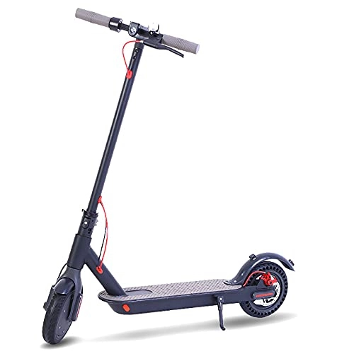 Electric Scooter : MKKYDFDJ Light Weight Portable Folding E-scooter, Electric Scooter With Landd Headlight, Max Speed 30km / H, Urban Commuter For Adults And Teenagers