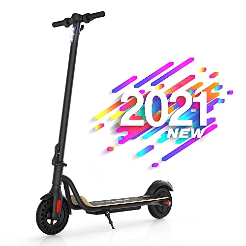 Electric Scooter : Mtricscoto Electric Scooter, Height Adjustabe Folding E-scooter, 3 Gears, 7.5Ah / 5.0 Ah Powerful Battery, 250W, 25km / h Top Speed, Easy to Carry, Gift for Kids & Adults (Black)