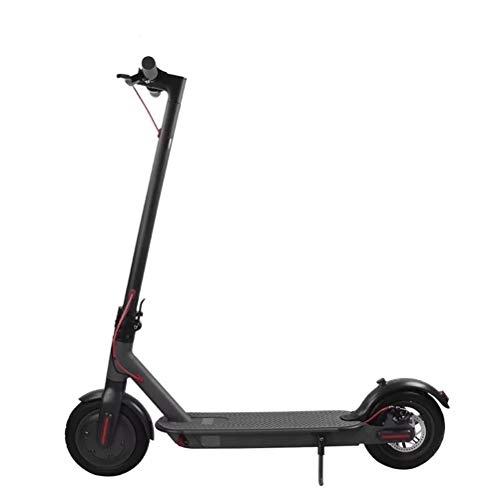Electric Scooter : MYYINGELE Portable Electric Scooter, 40 km Long-Range, Up to 25 km / h with 8.5 inch Solid Rubber Tires, Portable and Folding E-Scooter for Adults and Teenagers Adult, A