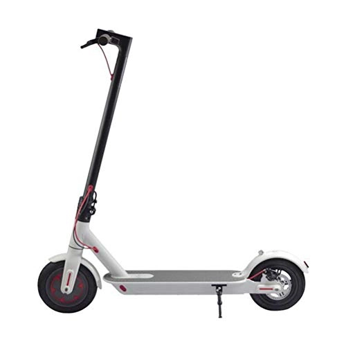 Electric Scooter : MYYINGELE Portable Electric Scooter, 40 km Long-Range, Up to 25 km / h with 8.5 inch Solid Rubber Tires, Portable and Folding E-Scooter for Adults and Teenagers Adult, B