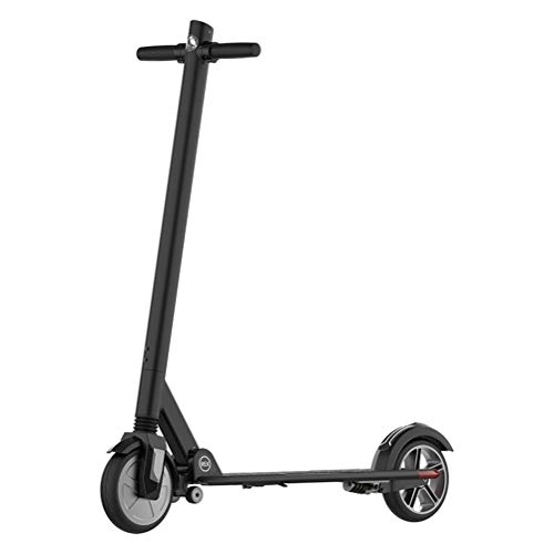 Electric Scooter : MYYINGELE Portable Electric Scooter, 50km Long-Range, 8.0 inch Solid Rubber Tires, Portable and Folding E-Scooter for Adults and Teenagers Adult
