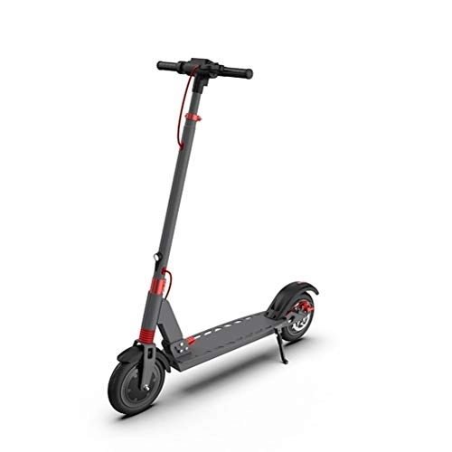 Electric Scooter : MYYINGELE Portable Electric scooter, foldable electric scooter, 300W motor high-performance battery max speed reaches 25km / h, 8.5-inch tires for adults and teenagers Adult
