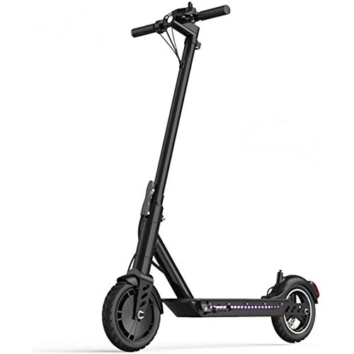 Electric Scooter : QWET Lightweight Electric Scooter, Portable Adult Scooter With Led Lights And Wear-Resistant Anti-Skid Tires, With A Maximum Range Of 30-40 Kilometers, 36V, 20~30KM