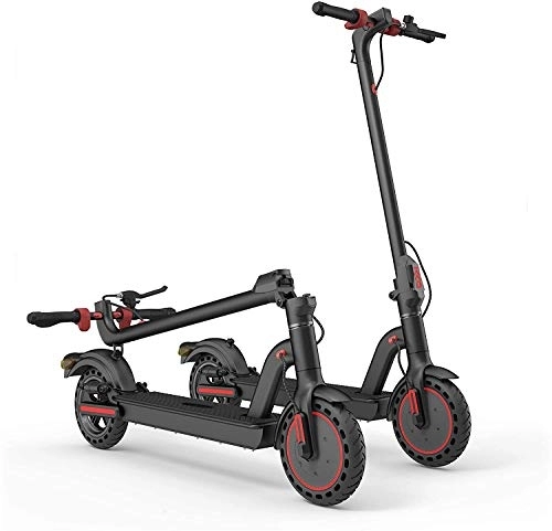 Electric Scooter : Rainberg Electric Scooter, Folding E-scooter, 350w Motor, Max Speed 25km / h, 20km Long-Range, 36V / 6Ah Charging Lithium Battery, Adults Kids Super Gifts (Black Scooter)
