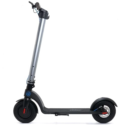 Electric Scooter : Riley Scooters RS1 Electric Scooter: Lightweight Foldable escooter with Max. 18-25km Range 25km / h Top Speed. 2 Hour Quick Charge Detachable Battery, LED Lights, Triple Braking System LED Display