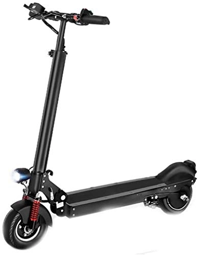 Electric Scooter : SRIMU Skateboard Portable Electric Vehicles, Solid Fat Tire 36V 350W Electric Scooters, 40 Miles Long Distance Rate (Color : 60km, Size : Seat)
