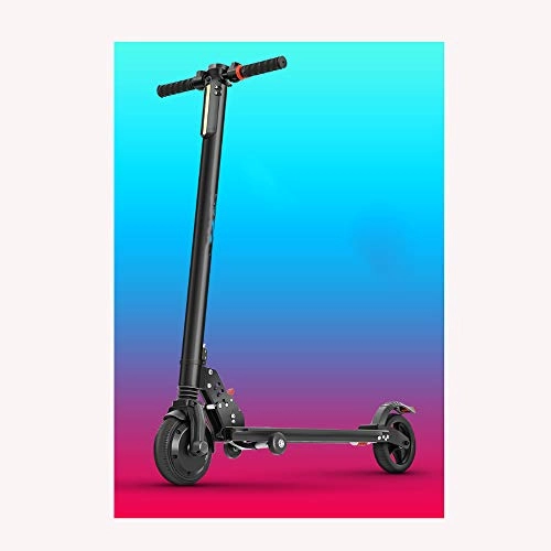 Electric Scooter : TINGYIN Electric Scooter Adult Men'S And Women'S Small Scooter, 36V, Can Travel 35Km, Three-Speed Sports Speed Regulation, Foldable 18Km / H