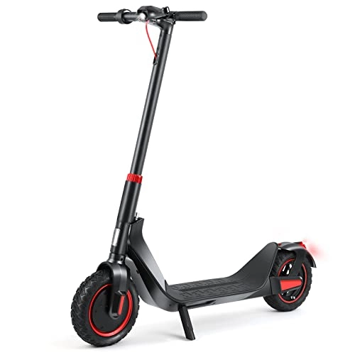 Electric Scooter : UWITGO Electric Scooter Adult 500W Motor Range 35 Km Max Load 120 Kg, 10 Inch Wide Off-road Tires, Foldable E Scooter for Adults, Fast Adult E-Scooter