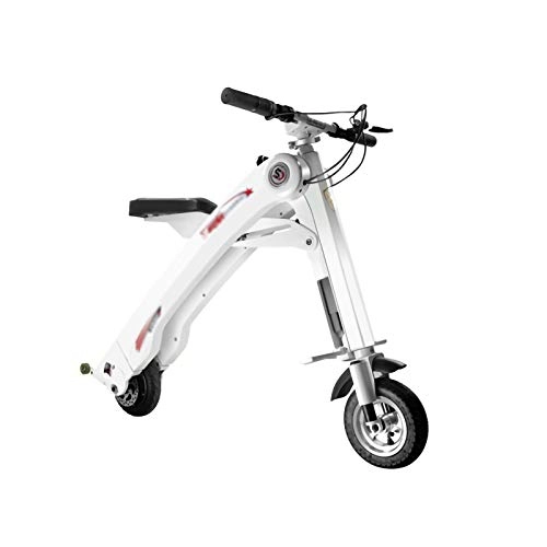 Electric Scooter : Vests Electric Scooter, 36V350W Ultra-light Magnesium Alloy Folding Lithium Battery Lightweight Two-wheel Hidden Shock Absorption Portable Electric Scooter
