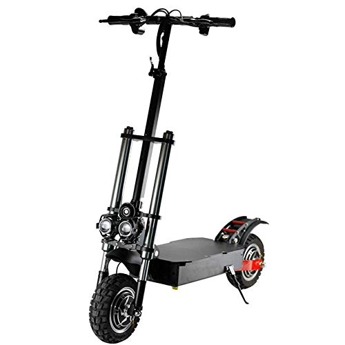 Electric Scooter : Vests Electric Scooter for Adults 48V Aluminum Alloy Off-road Electric Scooter Dual Drive High-power Scooter Folding and Portable Ultra-Light E-Scooter