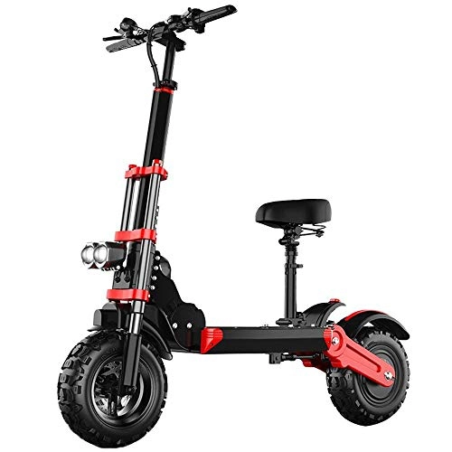 Electric Scooter : Vests Performance Electric Scooter 48V18AH100KM Off-road Grade Tubeless Adult Electric Scooter Fast Folding and Strong Power Electric Scooter for Adults